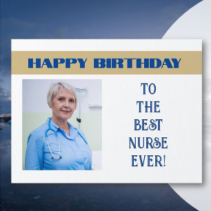 Celebrate! Nurse's Birthday Photo Yard Sign