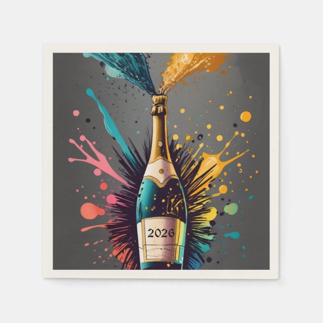 Celebrate NYE  Napkins (Front)