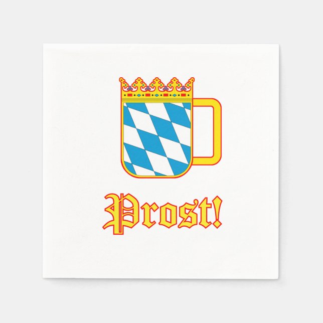 Celebrate Oktoberfest! Prost! Napkins (Front)