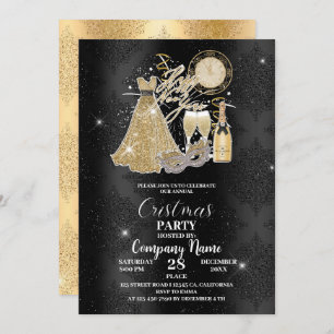 Celebrate our annual cristmas party with company invitation