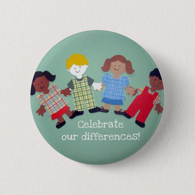 Celebrate Our Differences! Button (Front)