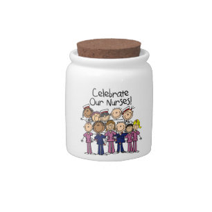 Celebrate Our Nurses Candy Jar