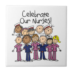 Celebrate Our Nurses Ceramic Tile