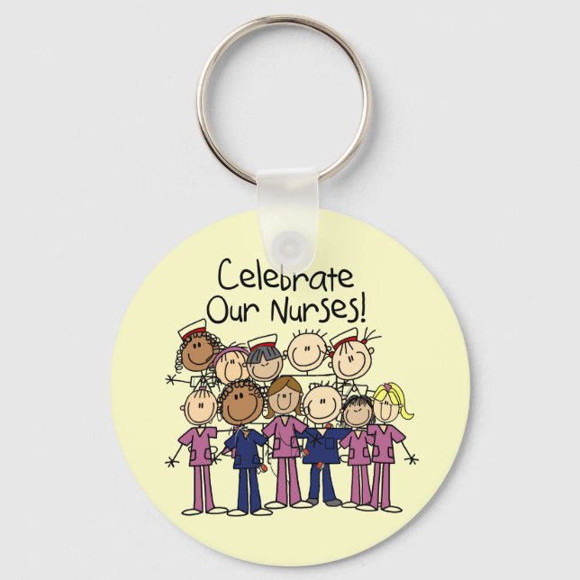 Celebrate Our Nurses Keychain (Front)