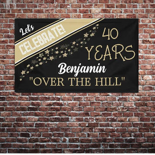 CELEBRATE! Over the Hill Birthday banner