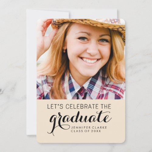 CELEBRATE PHOTO GRADUATION PARTY INVITATION