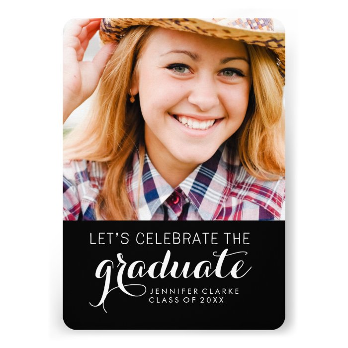 CELEBRATE PHOTO GRADUATION PARTY INVITATION