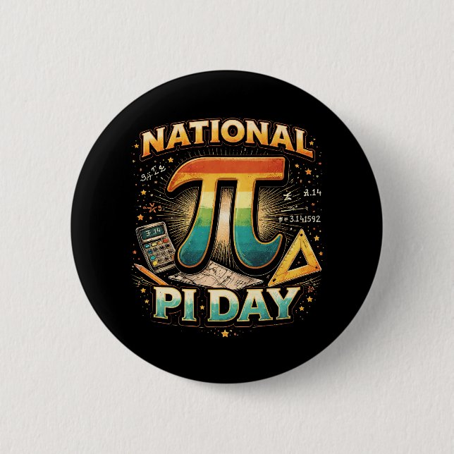Celebrate Pi Button (Front)