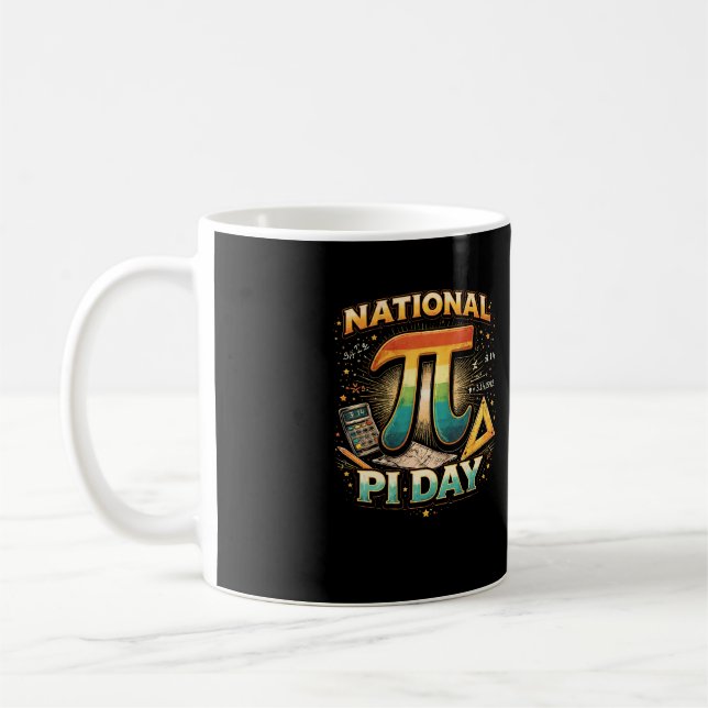 Celebrate Pi Coffee Mug (Left)