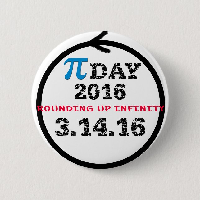 Celebrate Pi Day Button (Front)