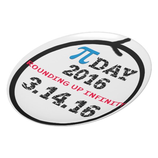 Celebrate Pi Day Plate (Left Side)