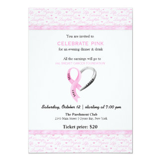 Breast Cancer Invitations & Announcements | Zazzle