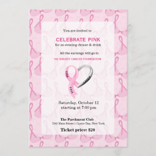Celebrate Pink event Invitation