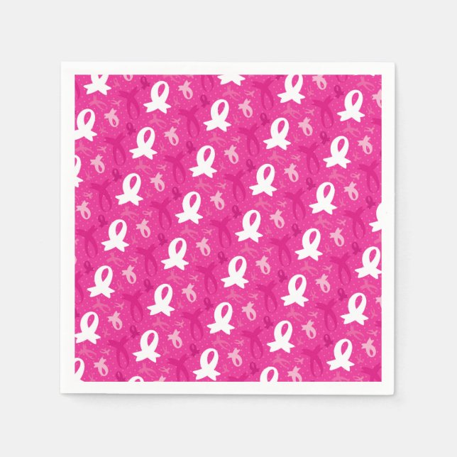 Celebrate pink event paper napkins (Front)