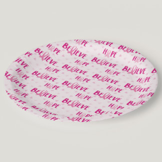 Celebrate pink event paper plates