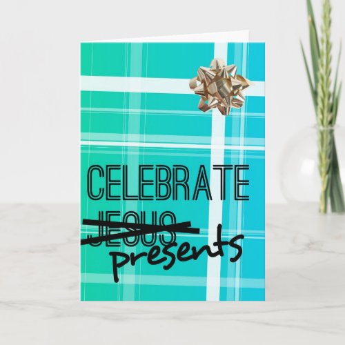 Celebrate Presents Holiday Card