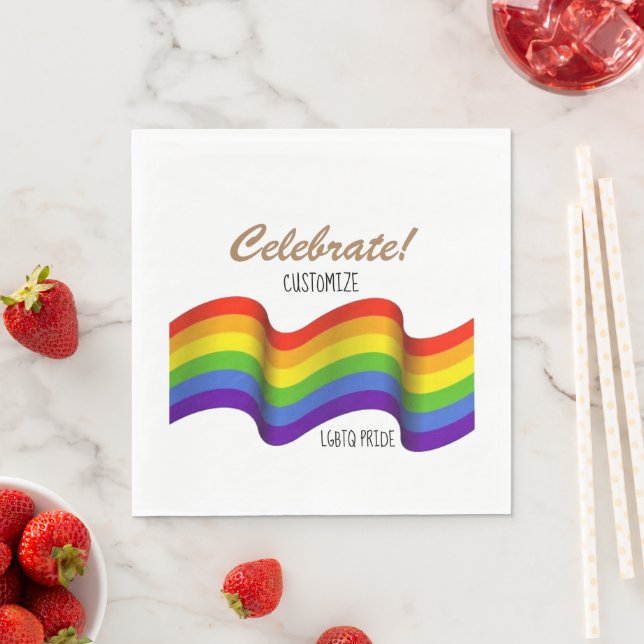 Celebrate Pride Paper Napkins (Insitu)