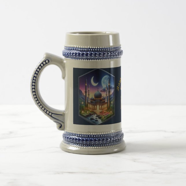 Celebrate Ramadan in style! Beer Stein (Left)
