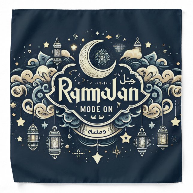 Celebrate Ramadan with Ramadan ModeOn Bandana (Front)