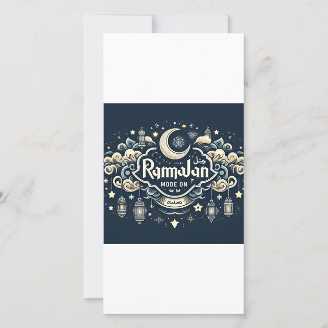 Celebrate Ramadan with Ramadan ModeOn Holiday Card (Front)