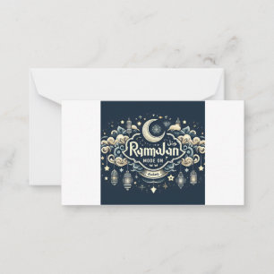 Celebrate Ramadan with Ramadan ModeOn Note Card