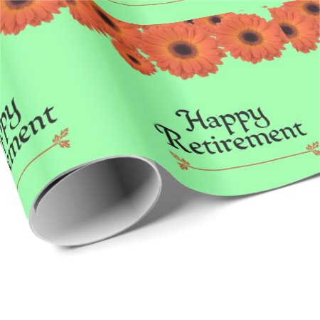 Celebrate Retirement Wrapping Paper