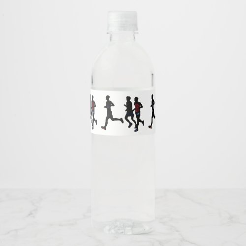 Celebrate Runners Custom Labels for Water Bottles