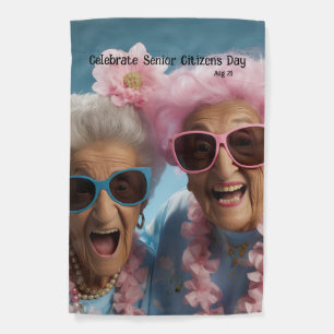 Celebrate Senior Citizens Day Garden Flag