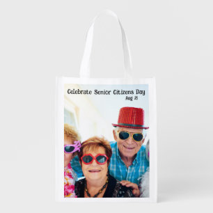 Celebrate Senior Citizens Day Grocery Bag