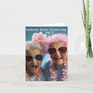 Celebrate Senior Citizens Day Holiday Card