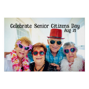 Celebrate Senior Citizens Day Poster