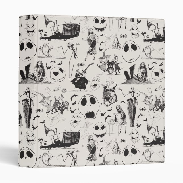 Celebrate Spooky - Pattern 3 Ring Binder (Front/Spine)