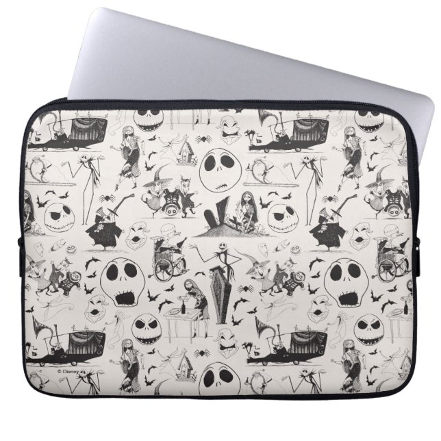 Celebrate Spooky - Pattern Laptop Sleeve (Front)