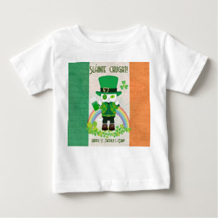 Celebrate St. Patrick's Day with a Lucky Cat Baby T-Shirt