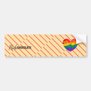 Celebrate sweetness and color with this Rainbow Bumper Sticker