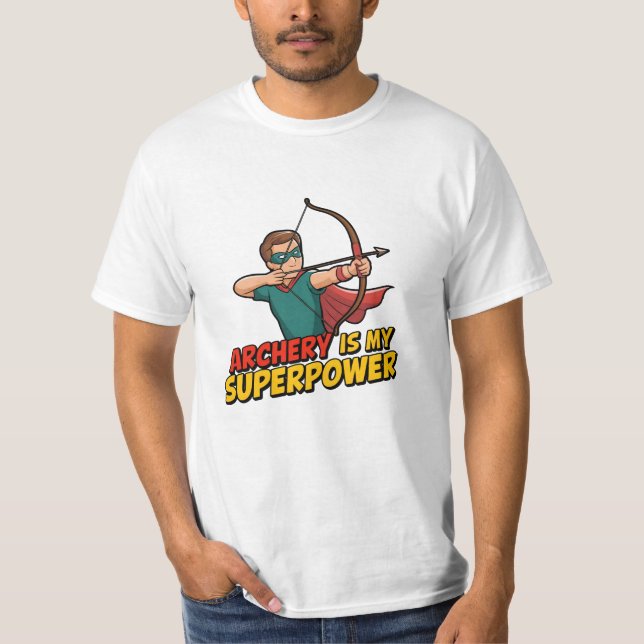 Celebrate the Art of Archery with Unique Designs T-Shirt (Front)