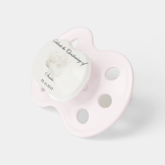 CELEBRATE THE CHRISTENING SOOTHER/DUMMY PACIFIER (Front Right)