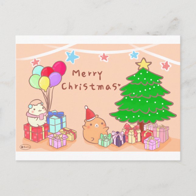 Celebrate the Christmas Holiday Postcard (Front)