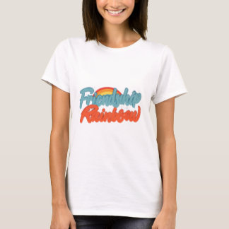 Celebrate the Colors of True Friendship" Rainnow. T-Shirt