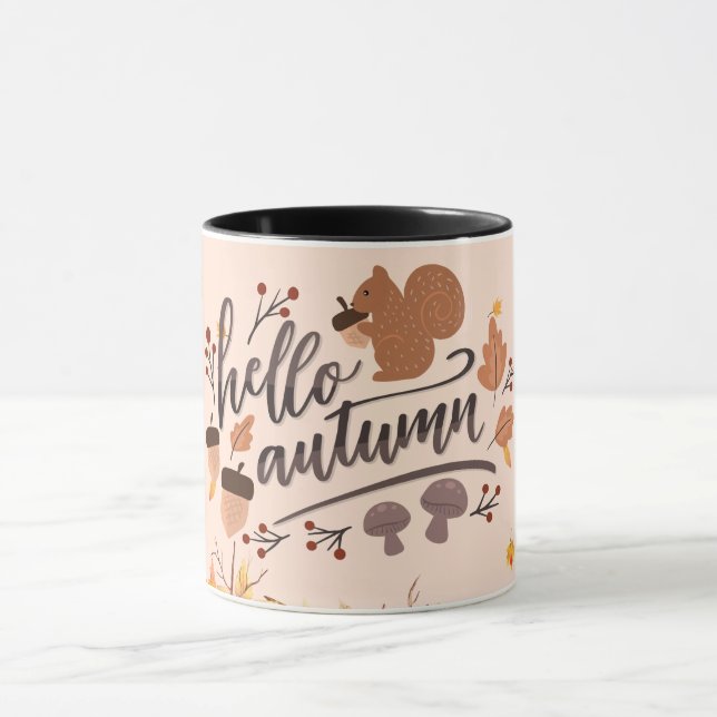 Celebrate the Cozy Autumn Season with a Custom Mug (Center)
