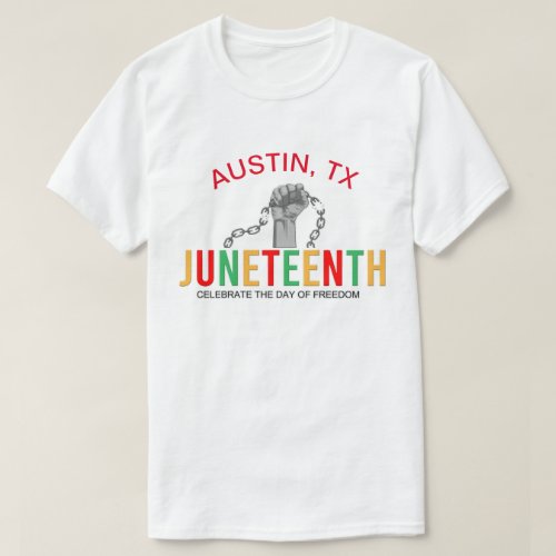 Celebrate The Day Of Freedom Juneteenth T_Shirt