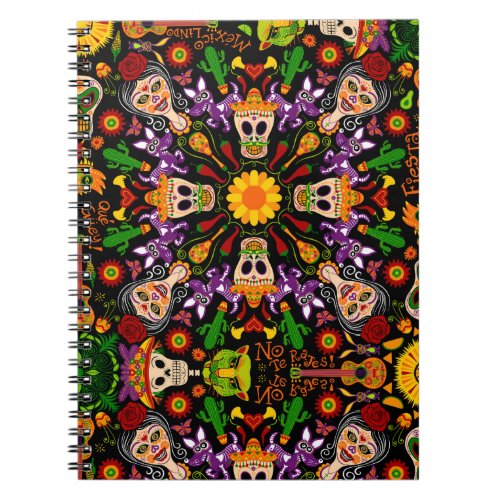 Celebrate the Day of the dead in Mexican style Notebook