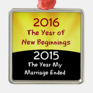 Celebrate the Divorce Metal Ornament