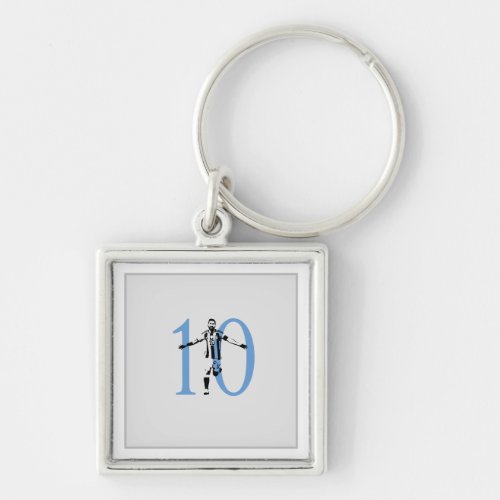 Celebrate the GOAT of the beautiful game with this Keychain