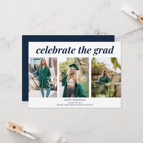 Celebrate the Grad Three Photo Graduation 