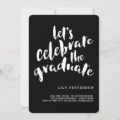 Celebrate the Graduate Graduation Party Invitation (Front)