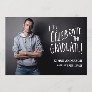 Celebrate the Graduate Photo Graduation Party Invitation