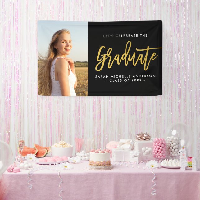 Celebrate the Graduate Photo Party Banner (Party)