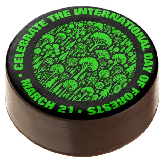 Celebrate the International Day of Forests Chocolate Covered Oreo (Angled)