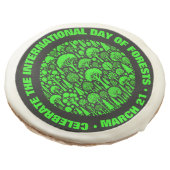 Celebrate the International Day of Forests Sugar Cookie (Angled)